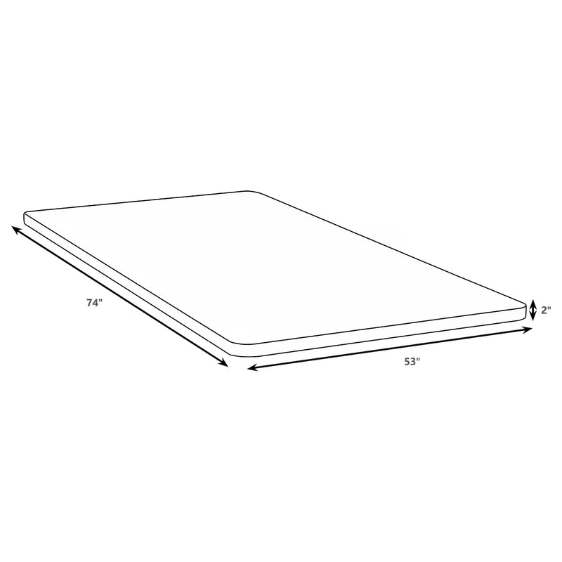 Eckard Full Bunkie Board Foundation