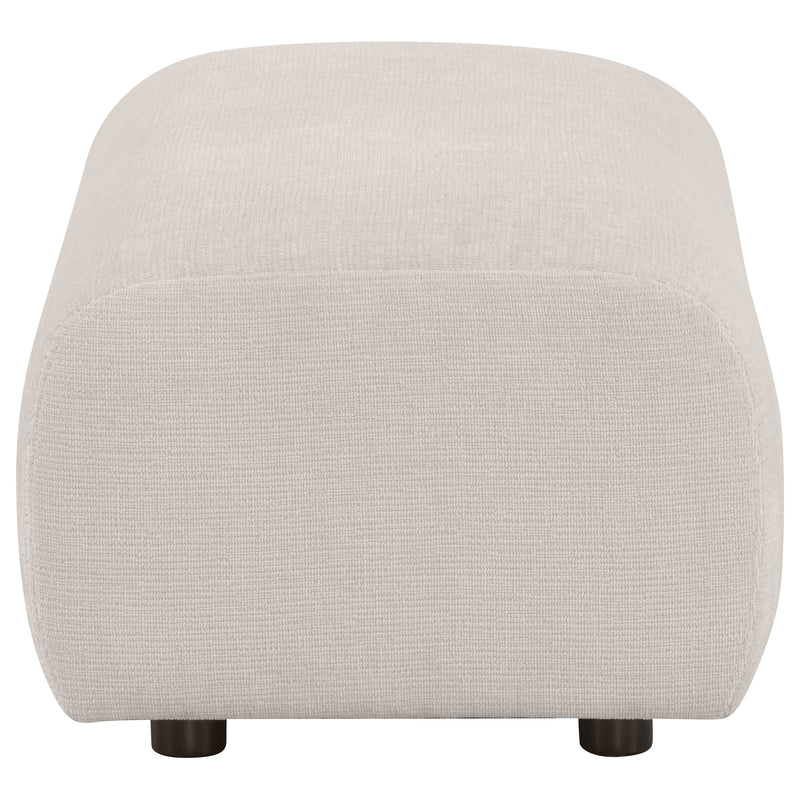 Burnett 4-piece Chenille Upholstered Sofa Set Ivory