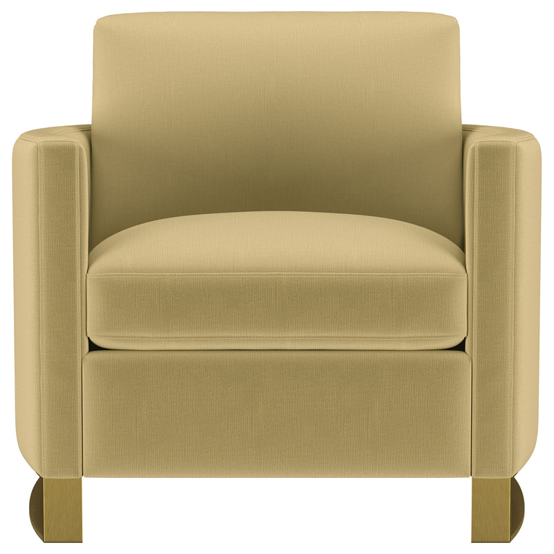 Corliss 3-piece Velvet Upholstered Sofa Set Camel