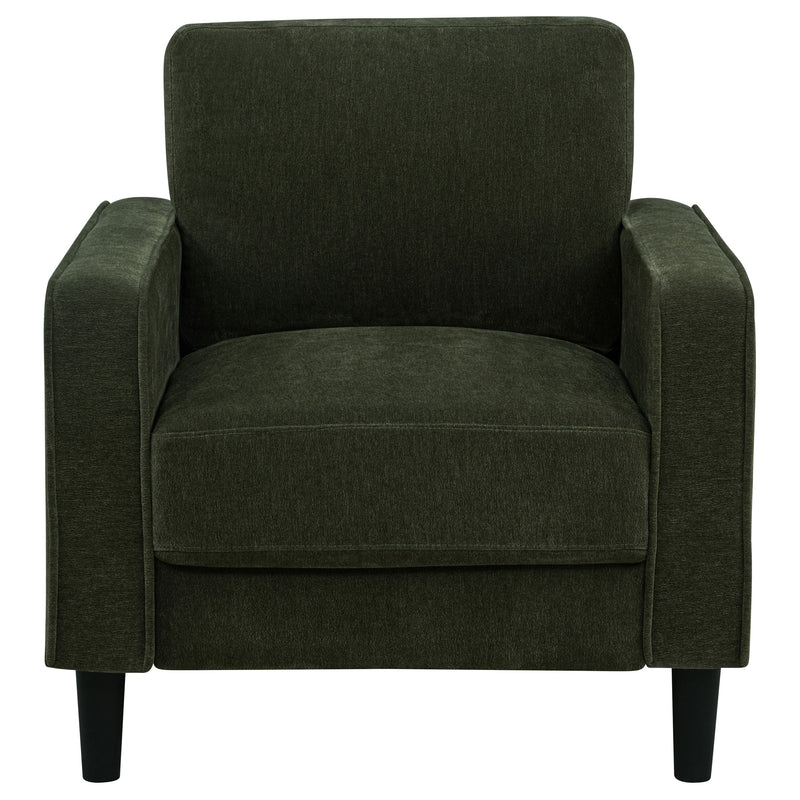 Ruth 3-piece Fabric Upholstered Track Arm Sofa Matcha Green