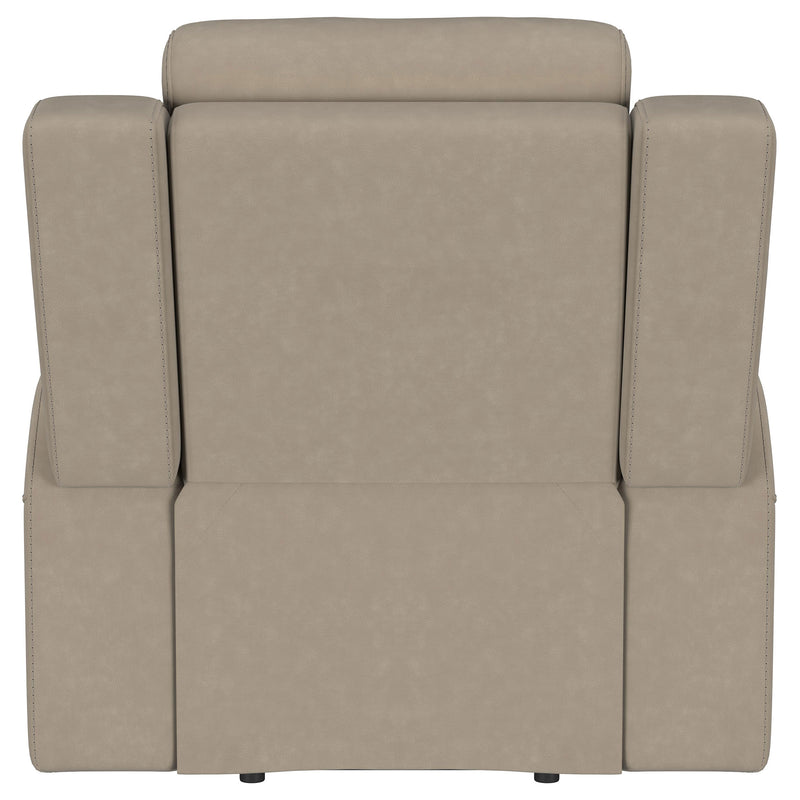 Brentwood Upholstered Recliner Chair Taupe