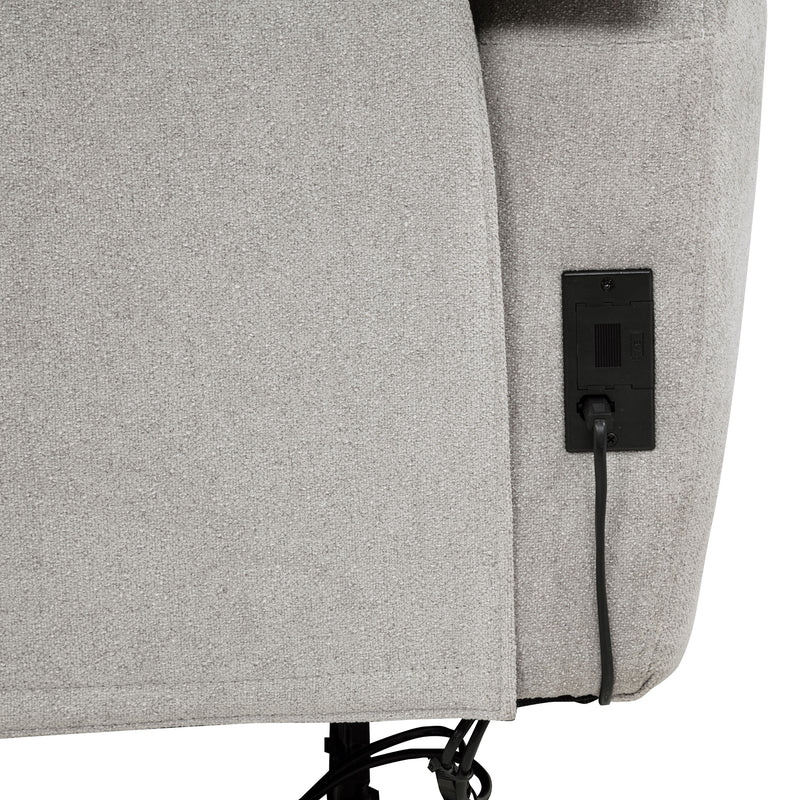 Sylmar 3-piece Chenille Power Reclining Sofa Set Dove Grey