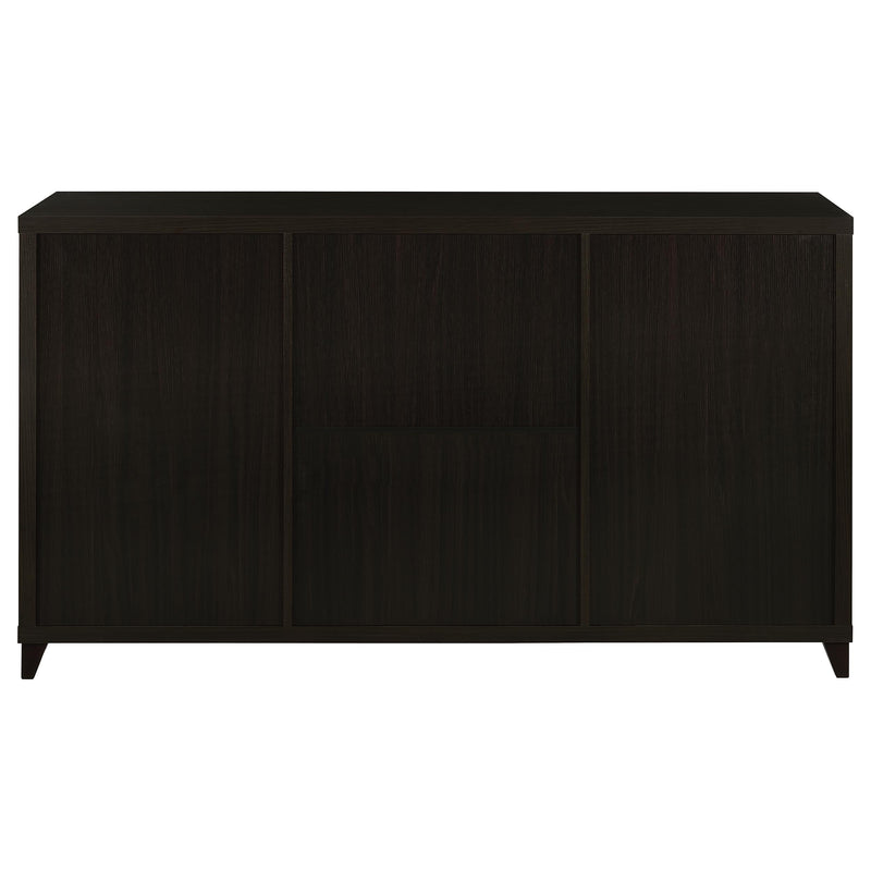 Lewes 2-door Engineered Wood 60-inch TV Stand Cappuccino