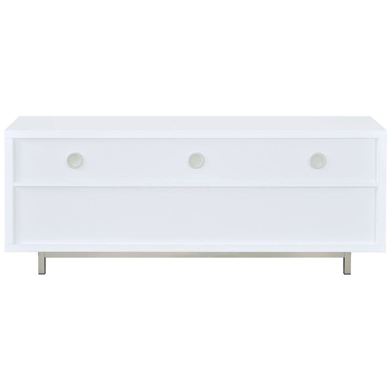 Casey 2-drawer Engineered Wood 60-inch TV Stand White