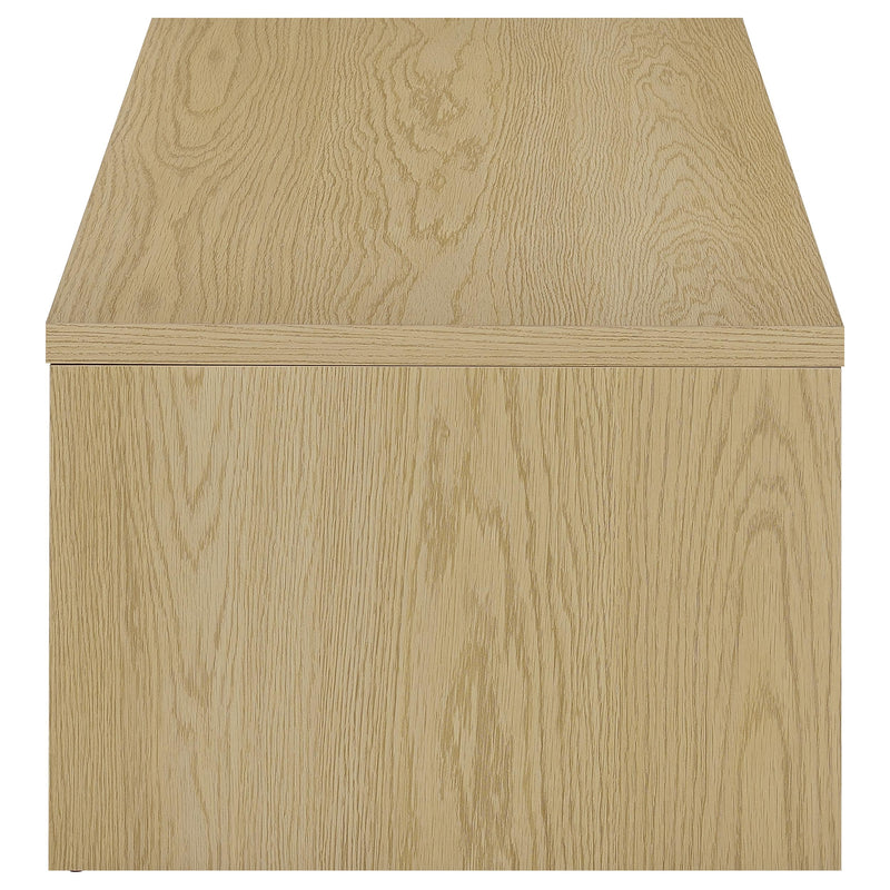 Canoga 2-piece Lift Top Cocktail Coffee Table Set Light Oak