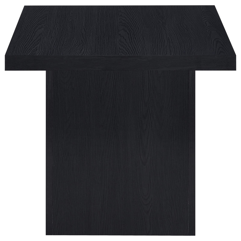 Devar 3-piece Square Cocktail Coffee End Table Set Black