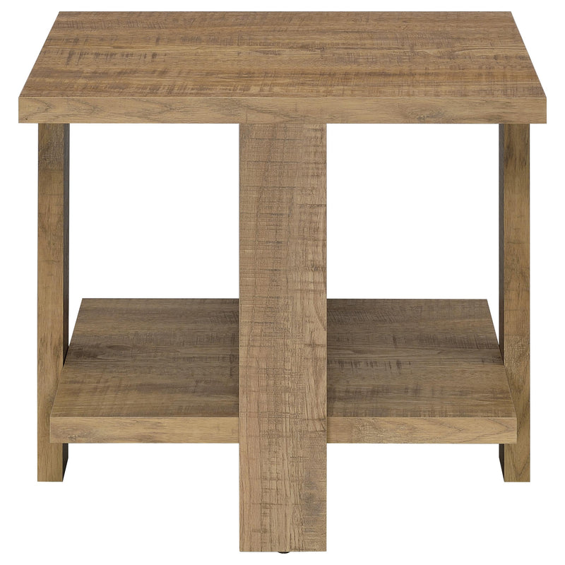 Dawn 3-piece Round Coffee and End Table Set Mango Brown