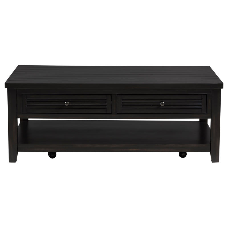 Concord 3-piece Coffee and End Table Set Distressed Java