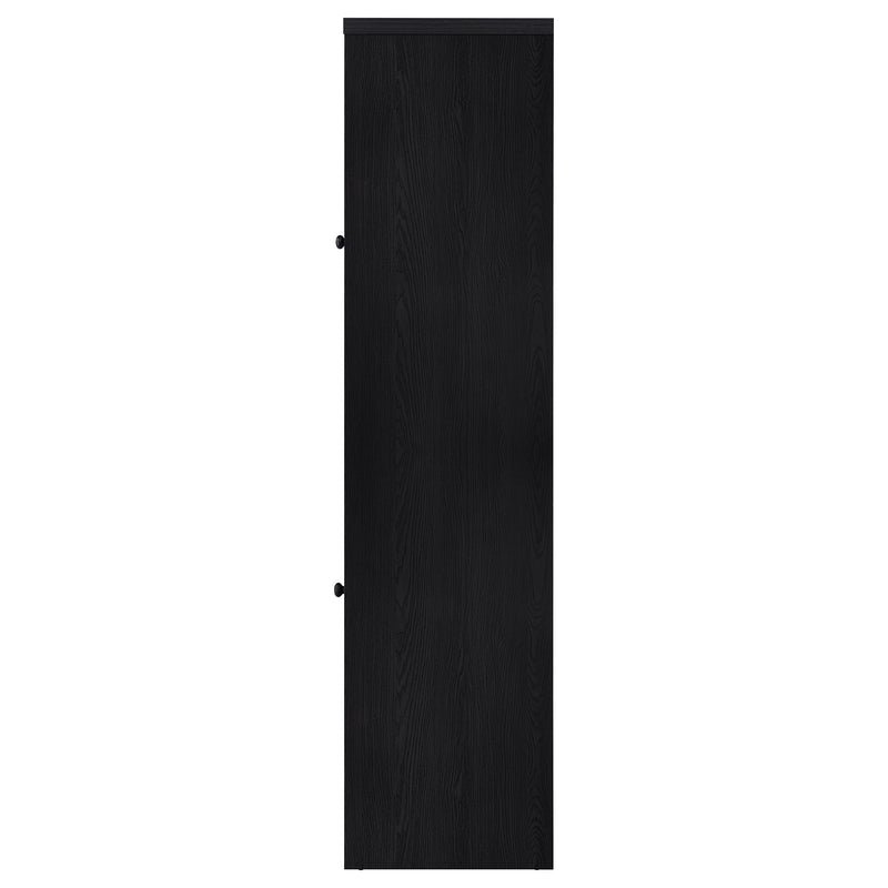 Denison 3-piece Entertainment Center 79-inch TV Stand Black