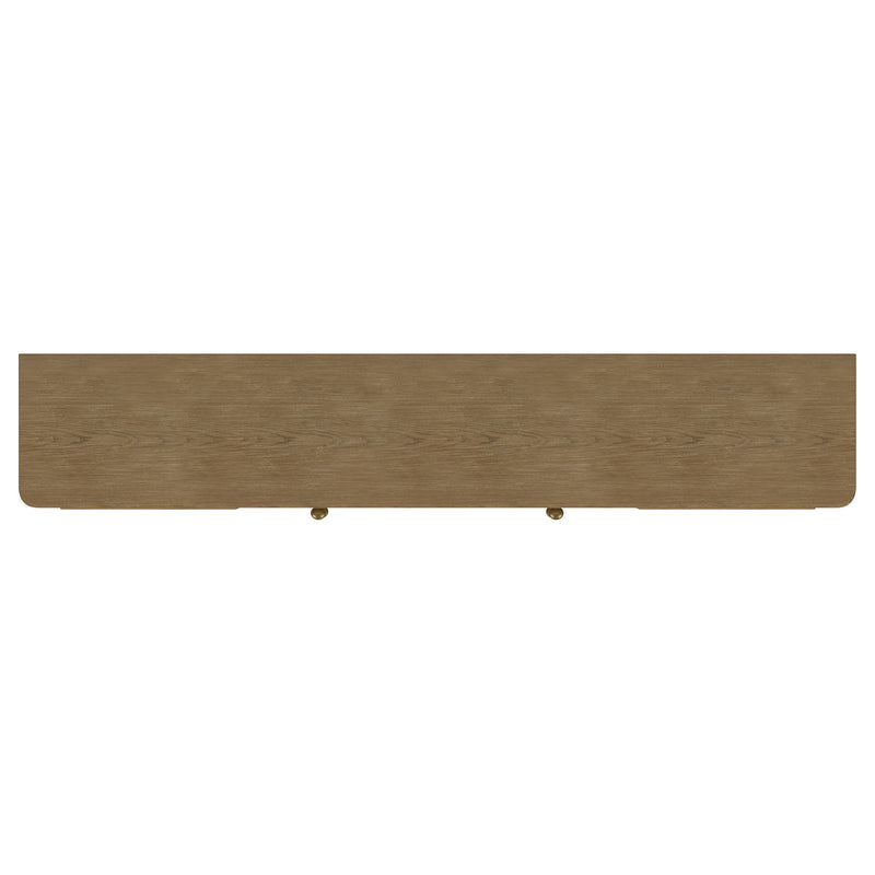 Arini Rattan Cane 2-door TV Stand Media Console Sand Wash