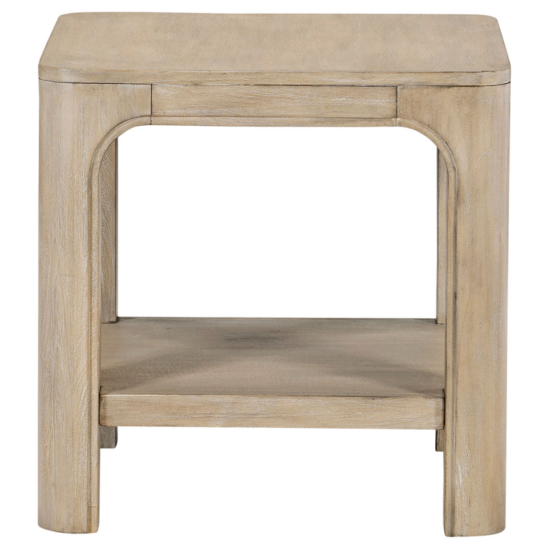 Solano 2-piece Square Coffee Table Set Weathered Mango