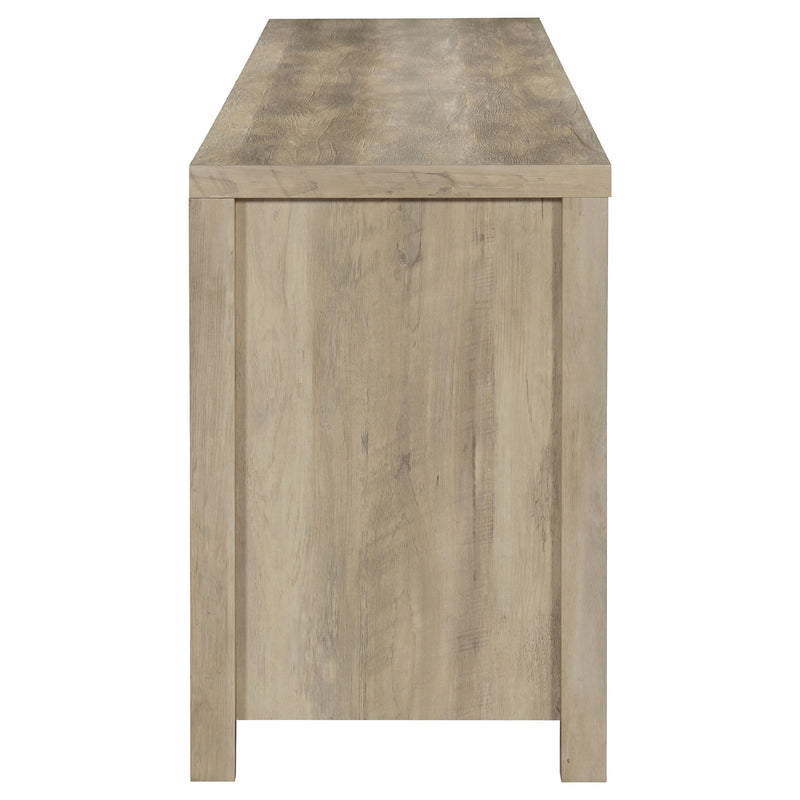 Madra 2-door Engineered Wood 79-inch TV Stand Distressed Pine