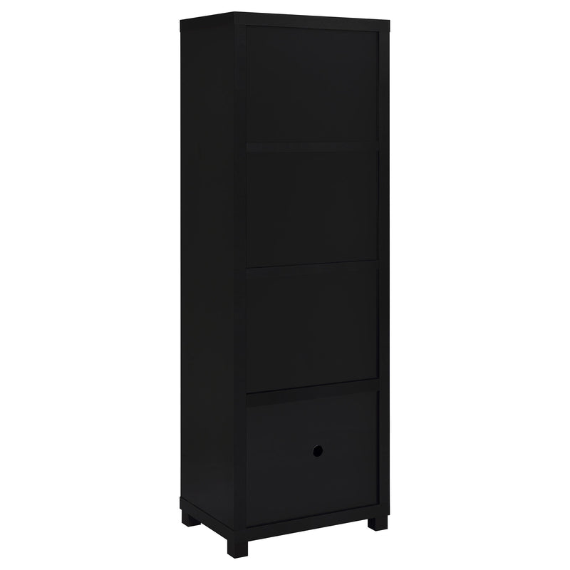 Sachin 3-piece Entertainment Center 79-inch TV Stand Black