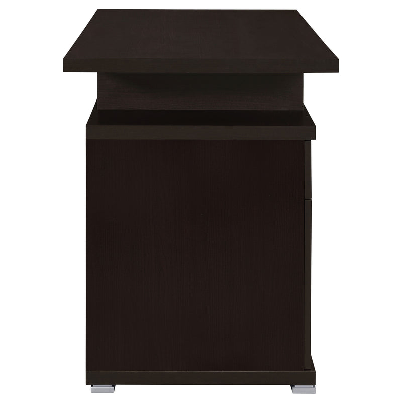 Irving 47-inch 2-drawer Office Computer Desk Cappuccino