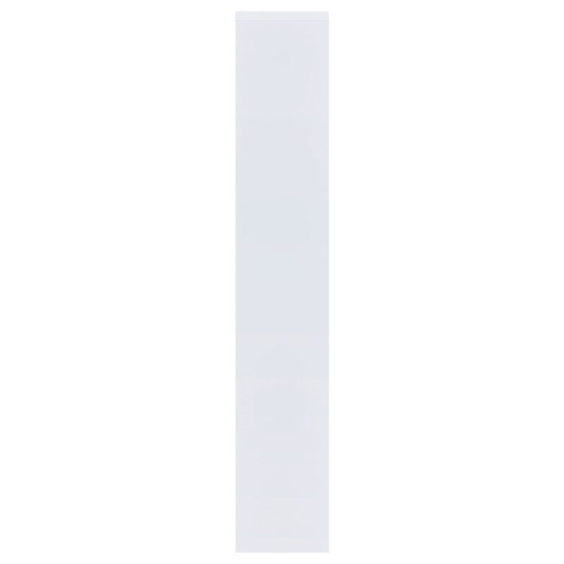 Theo 71-inch 6-shelf Bookshelf White
