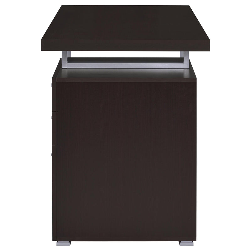 Brennan 47-inch 3-drawer Office Computer Desk Cappuccino