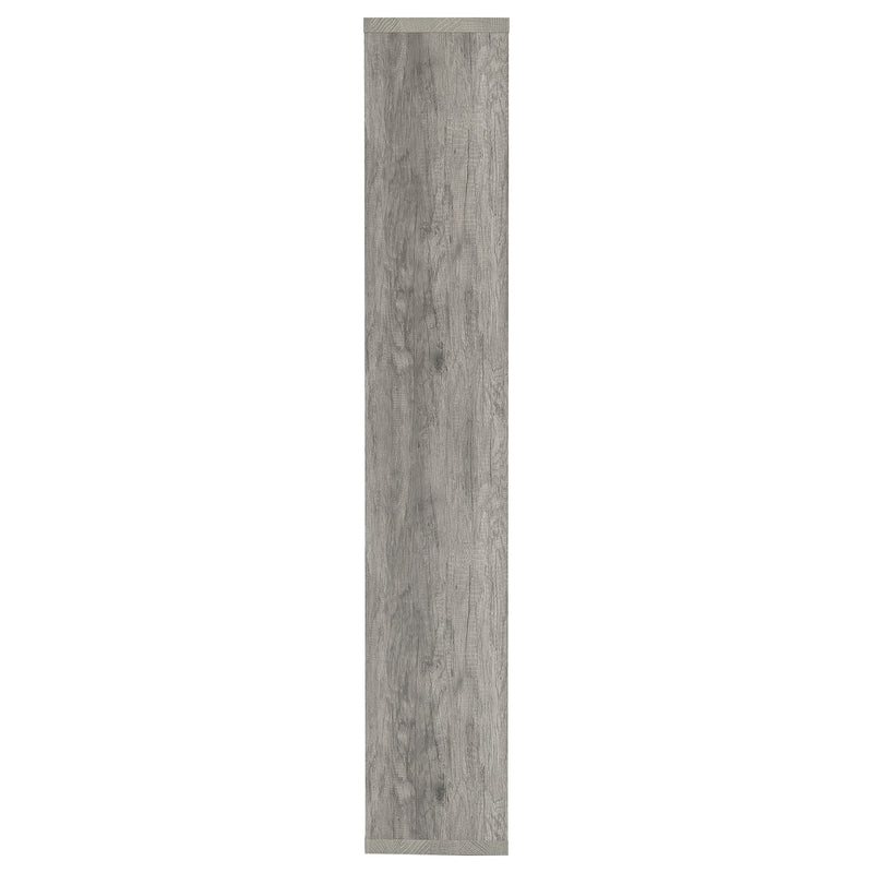 Theo 71-inch 6-shelf Bookshelf Grey Driftwood