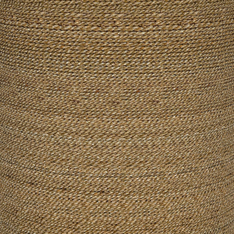 Halden Round Woven Seagrass Accent Side Table Light Brown