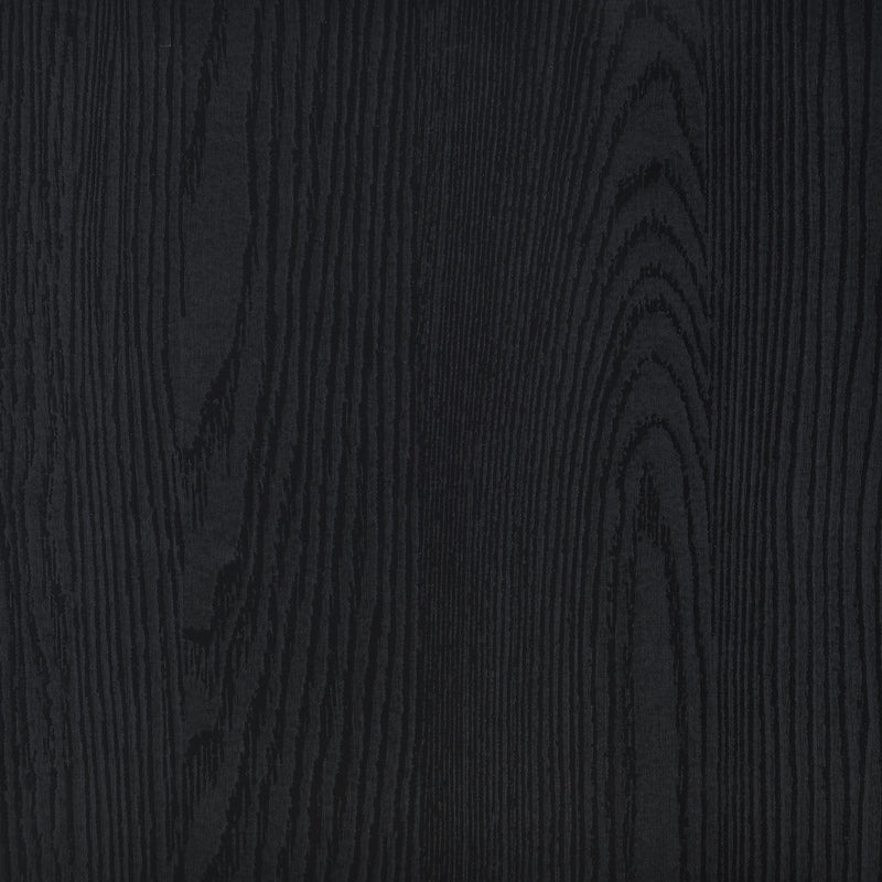 Clower Engineered Wood C-Shaped Sofa Side Table Black