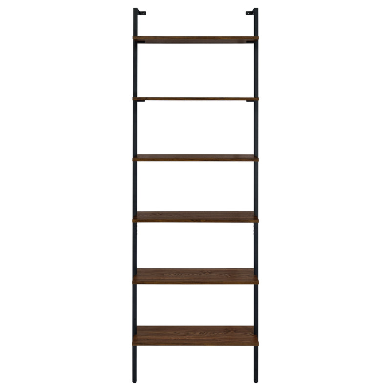 Owens 3-piece 96-inch Wall Mounted Bookshelf Set Walnut