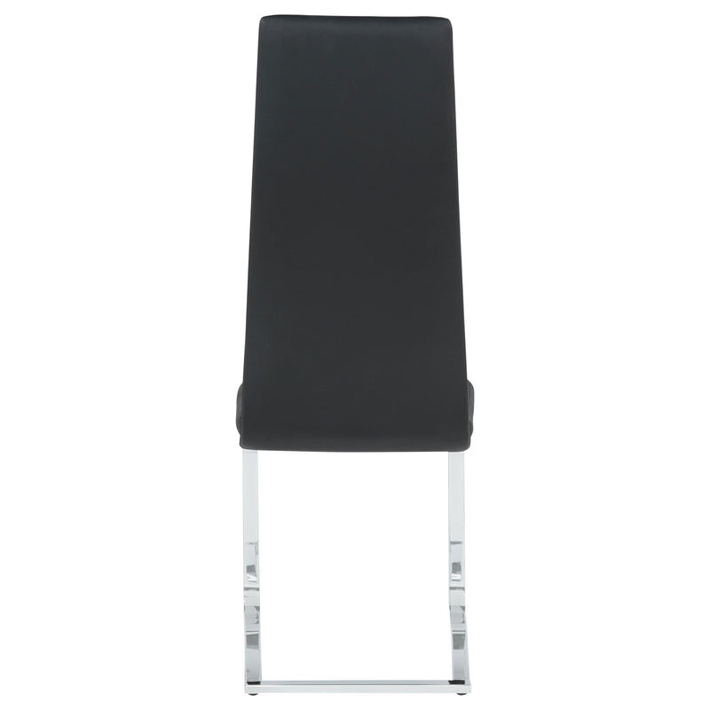 Montclair Upholstered Dining Side Chair Black (Set of 4)