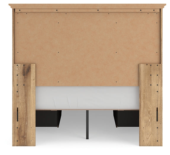 Makidern Full Panel Storage Bed