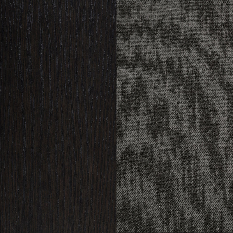 Berning Fabric Upholstered Parson Side Chair Charcoal Grey (Set of 2)
