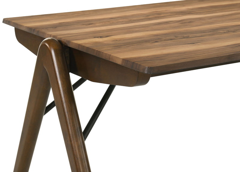 Randolph 7-piece Rectangular Dining Table Sheesham and Brown