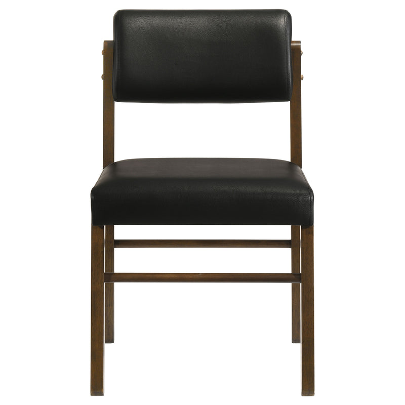 Strouse 5-piece Dining Set Black and Walnut