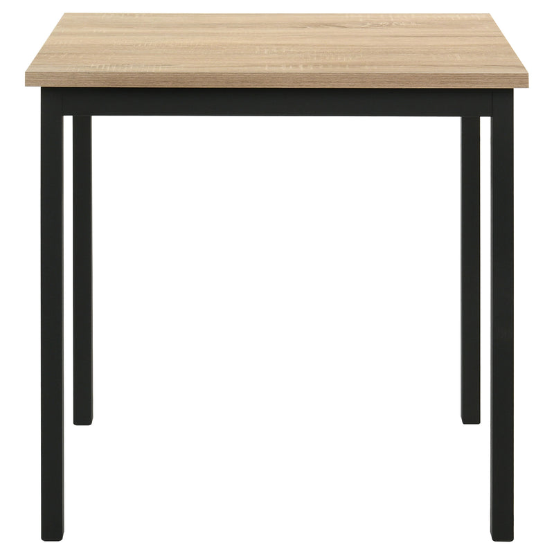 Garza Space Saving Rectangular Dining Table Greige Oak