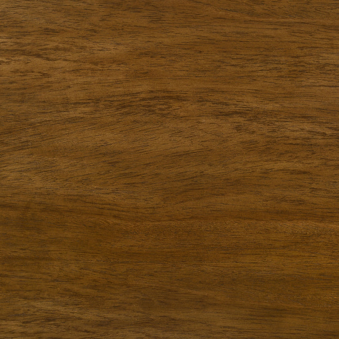 Adderley California King Wood Panel Bed Cream and Warm Brown