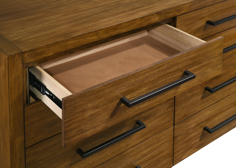 Adderley 4-piece California King Bedroom Set Warm Brown