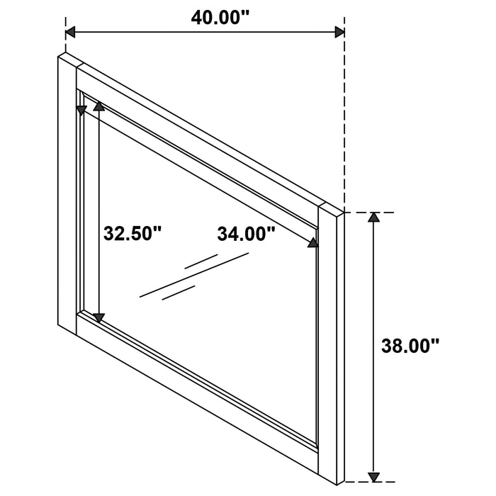 Adderley 4-piece California King Bedroom Set Warm Brown