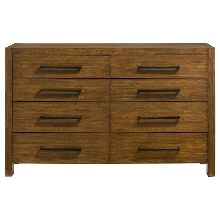 Adderley 8-drawer Bedroom Dresser Cabinet Warm Brown