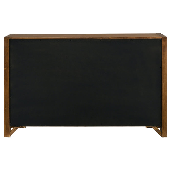 Adderley 8-drawer Bedroom Dresser Cabinet Warm Brown