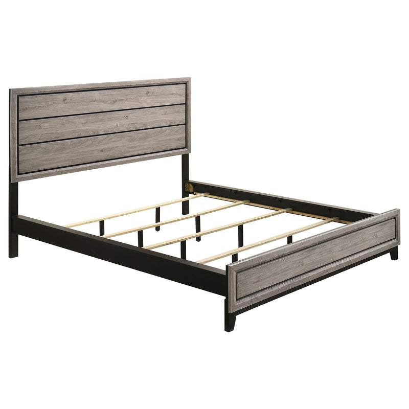 Watson Wood California King Panel Bed Light Taupe
