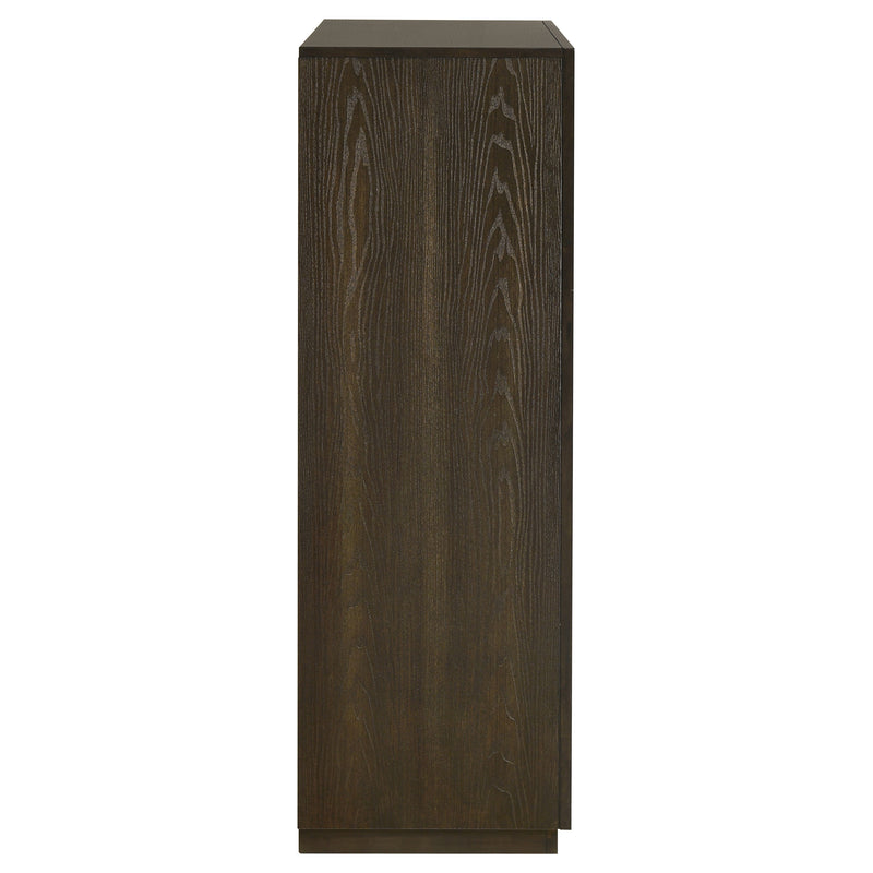 Atlas 5-drawer Bedroom Chest of Drawers Dark Oak