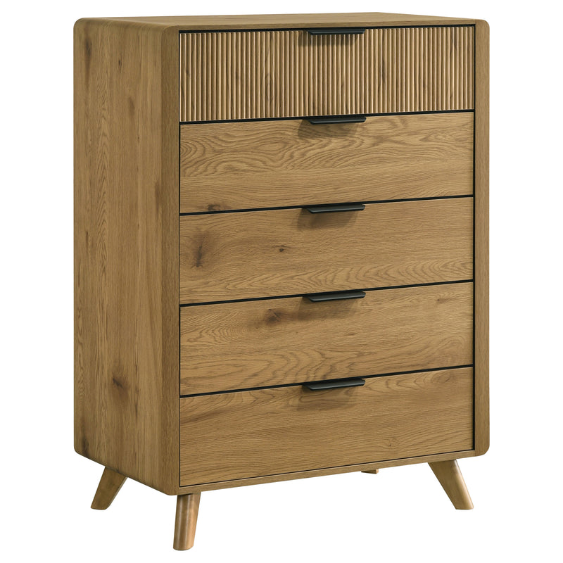 Bennett 5-piece California King Bedroom Set Light Oak