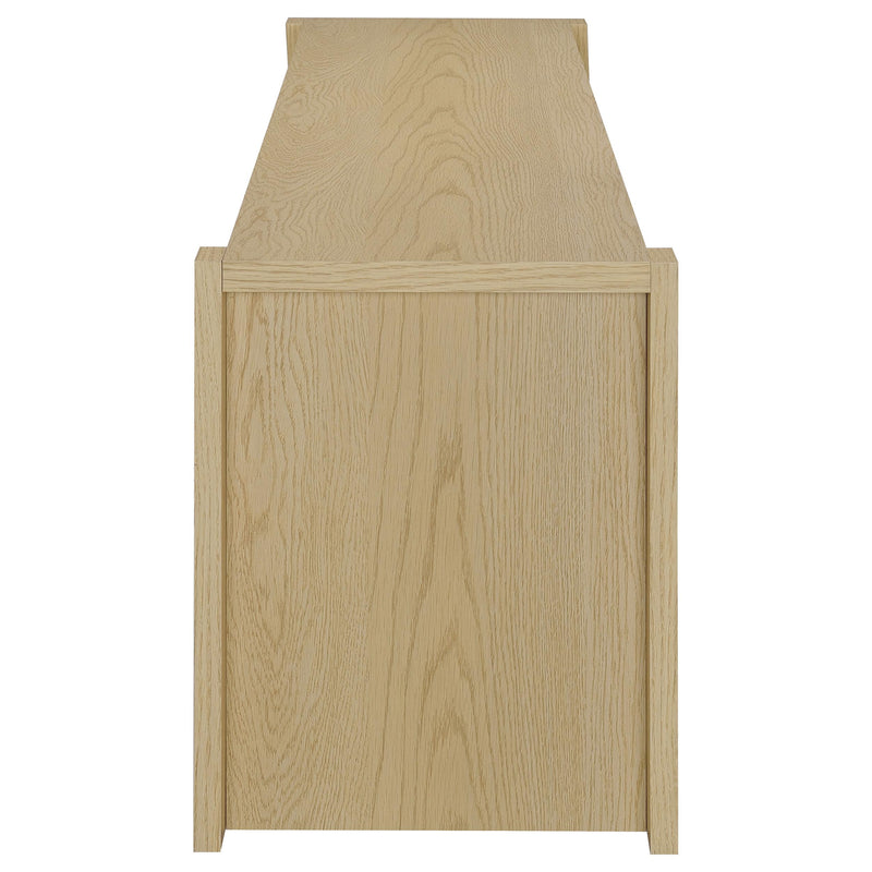 Laurelton 78-inch 4-door TV Stand Media Console Light Oak
