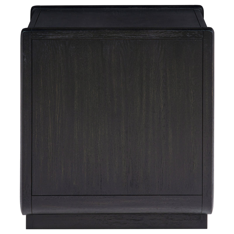 Leandro 2-piece Wood Coffee and End Table Set Burnished Black