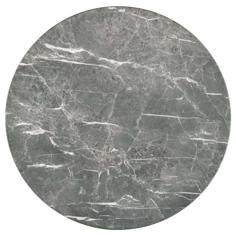 Bradley Round SmartTop Cocktail Coffee Table Grey and Natural