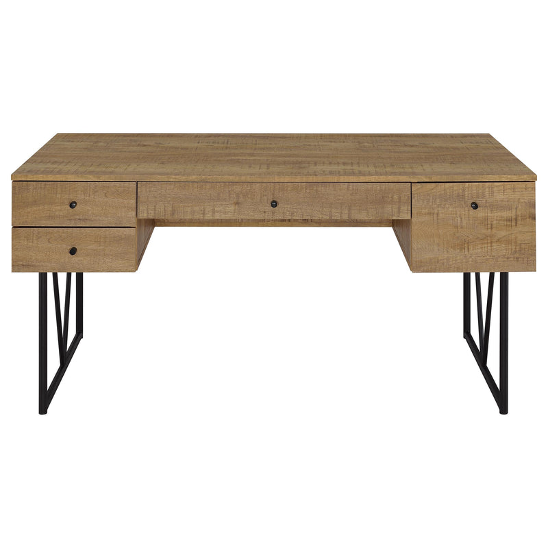 Analiese 63-inch 4-drawer Writing Desk Mango
