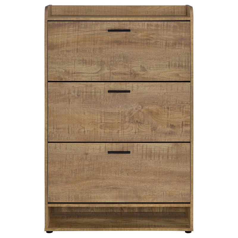 Denia 3-tier Engineered Wood Shoe Cabinet Mango