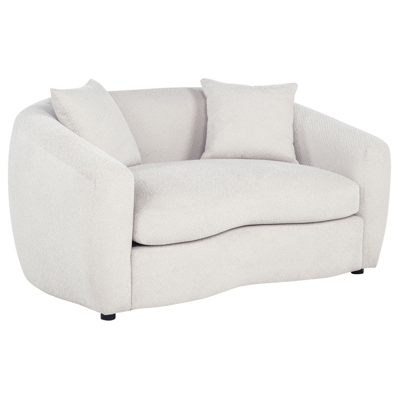 Isabella 2-piece Fabric Upholstered Sofa Set Sand