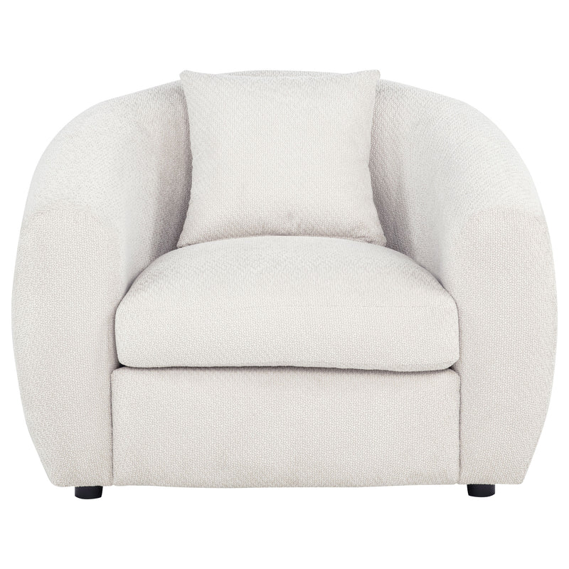 Isabella Fabric Upholstered Accent Chair Sand
