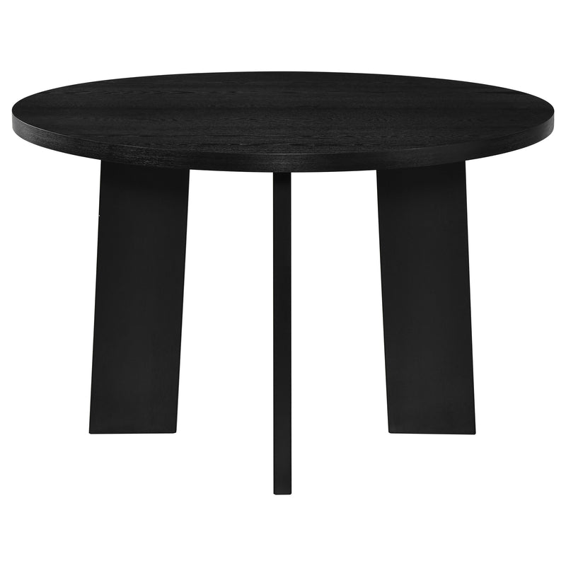 Strouse 5-piece Dining Set Wheat and Black