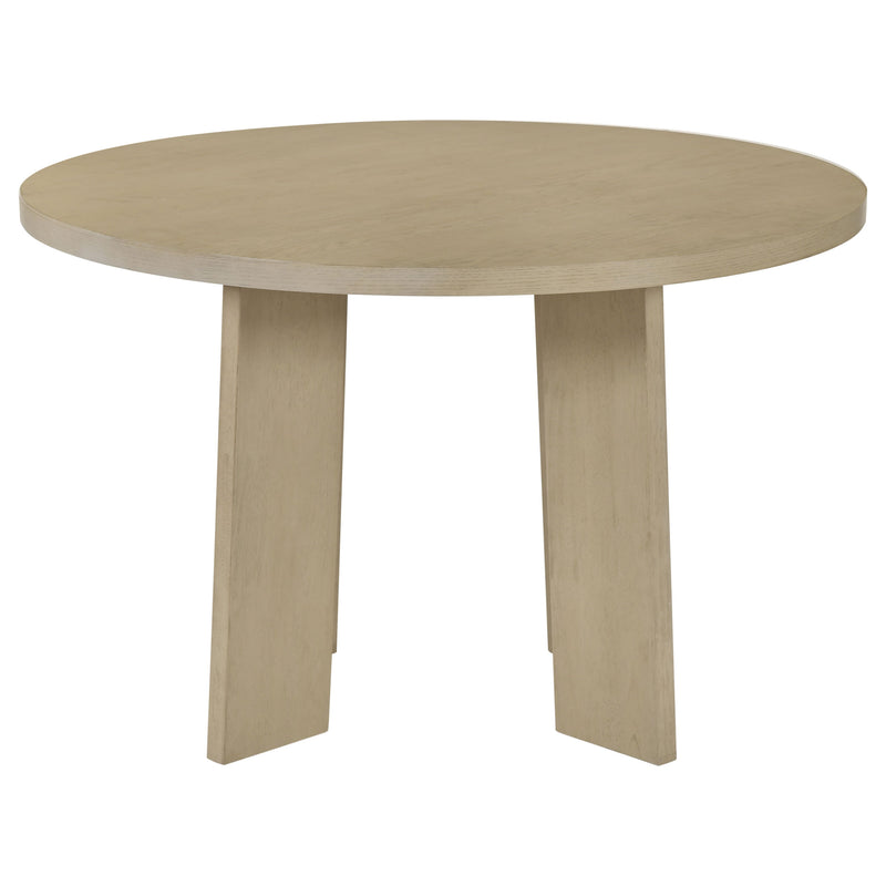 Strouse 5-piece Dining Set Grey and Natural Oak