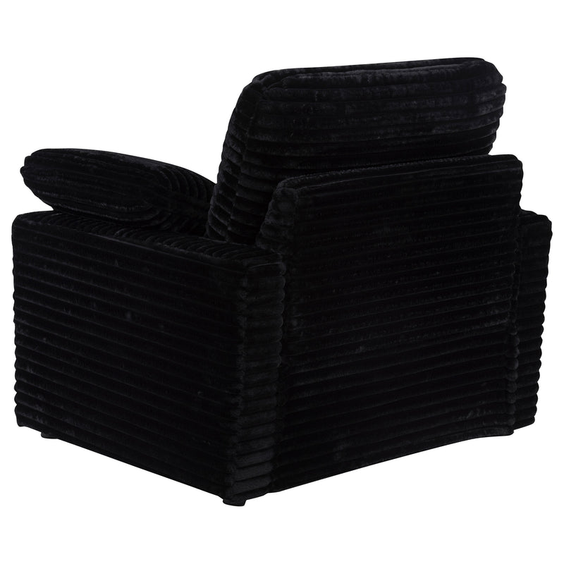 Collins Upholstered Power Recliner Chair Black