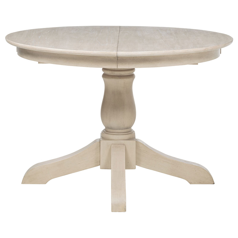 Orrison 5-piece Oval 62-inch Extension Leaf Dining Set Linen