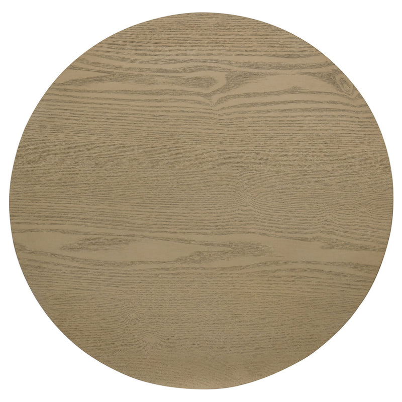 Hamlyn 5-piece Round Wood Counter Height Dining Set Cream and Natural Oak